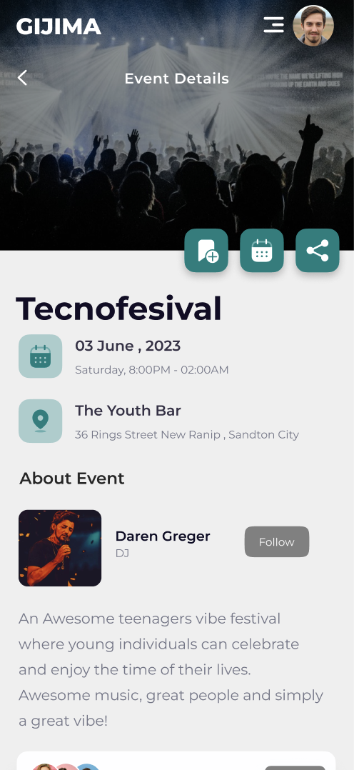 Event details: date, venue, and about the show